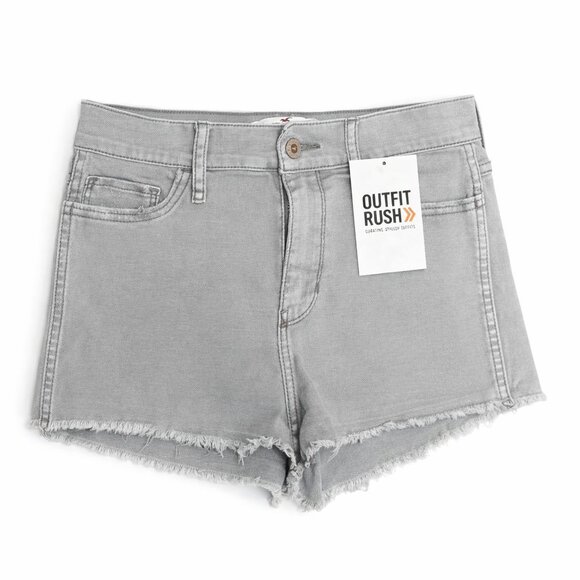 Hollister Light Gray Denim Shorts – Women’s W25 (Excellent Condition) - Picture 6 of 7